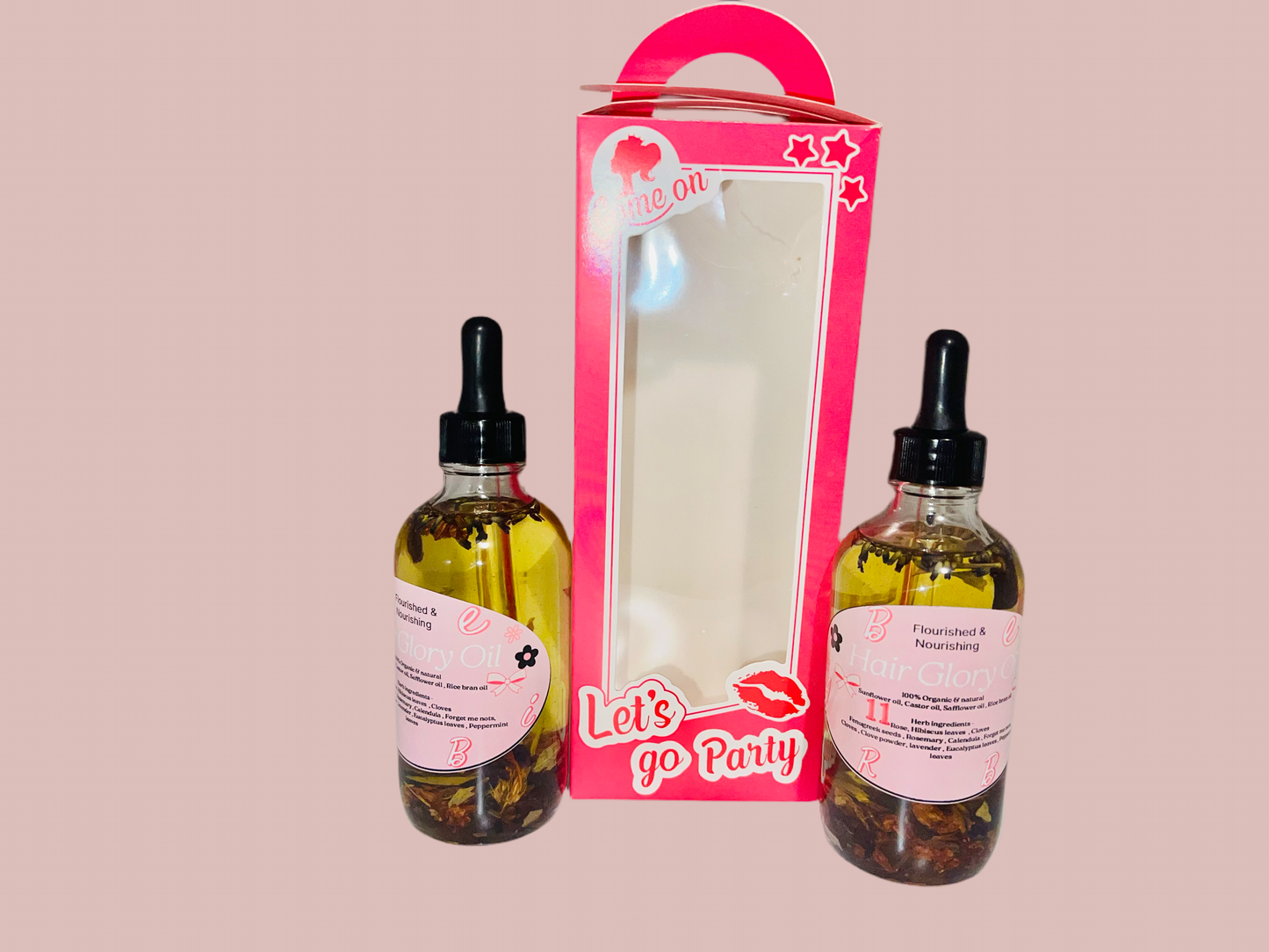 Flourished and Nourishing Hair Glory Oil Large